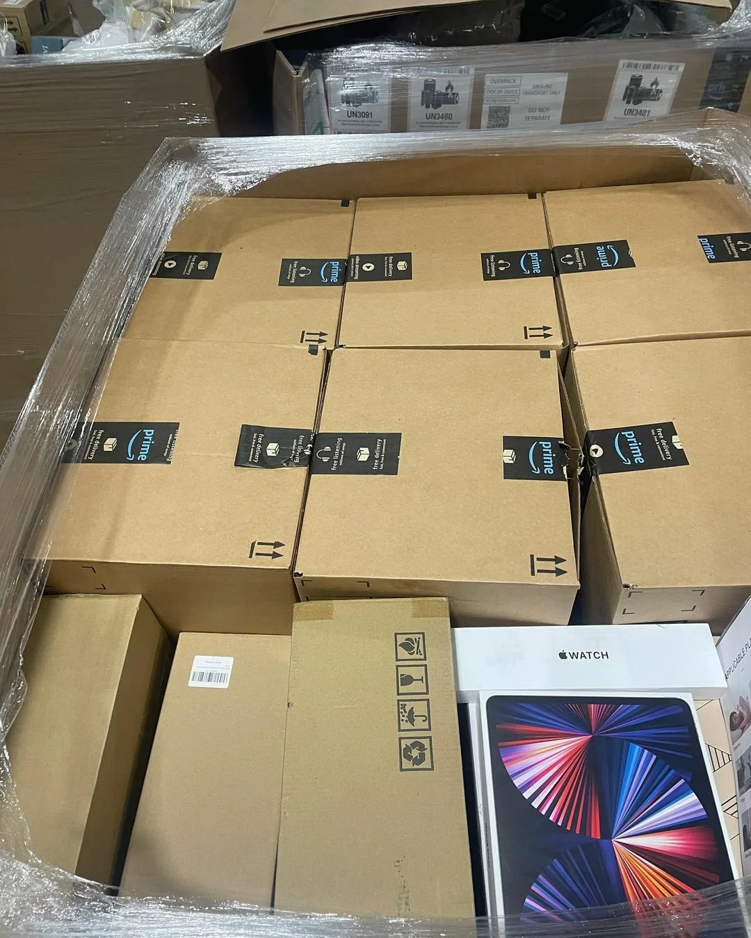 amazon-7th-tall-small-pallets-shell-liquidations Amazon 7th tall small pallets - Image 1